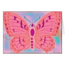 Wishes Butterfly BLANK Card