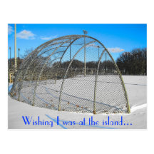 Wishing I was at the island...Postcard