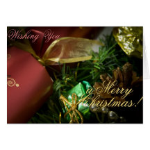 Wishing you a Merry Christmas Card
