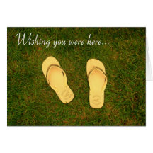 Wishing you were here card