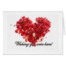 Wishing you were here card
