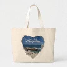 Wispy Clouds Over the Rocks; Mexico Souvenir Bag
