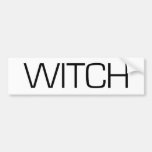 WITCH Bumper Sticker