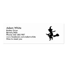 Witch Business Card Template