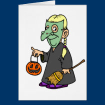 Witch Costume cards