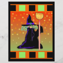 Witch Flyer Halloween