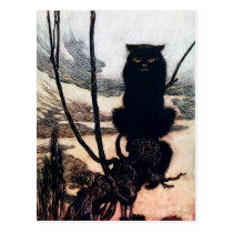 Witch in Cat Form postcards