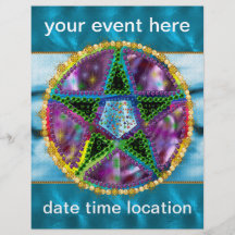 Witch Pentagram Full Colour Flyer