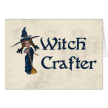 Witchcrafter Greeting Card