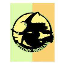 Witchy Woman Postcard