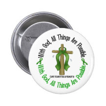 With God Cross Tourette's Syndrome Pin