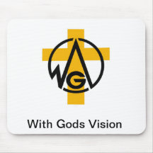 With Gods Vision Mousepad