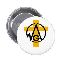 With Gods Vision Pinback Button