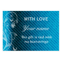 With Love Gift Tag Business Card