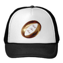 With This Ring Wedding Hat / Cap
