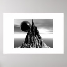 WIZARD'S KEEP (GRAYSCALE) POSTER