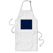 Wobbly Waves (Blue/Blue) Aprons