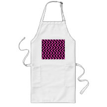 Wobbly Waves (Pink/Black) Apron