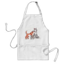 Wolf Family Apron