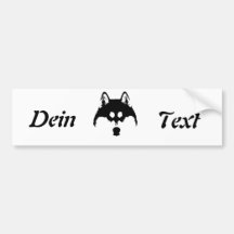Wolf Hund Husky Auto Aufkleber