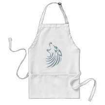Wolf Shirts | Cool Custom Wolf Shirts Logo Apron