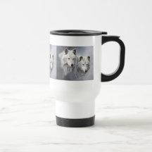 Wolf Snow Buddies Travel Mug