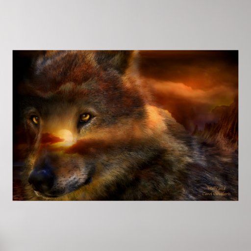 WolfLand Art Poster/Print