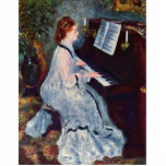 Woman At The Piano By Pierre-Auguste Renoir Photo Sculptures