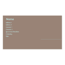 Woman - Business Business Card