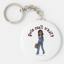 Woman CEO in Business Suit Key Chains