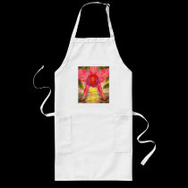 Woman Figure On Orchid - Apron aprons