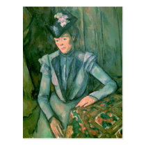 Woman in Blue  1900-02 postcards