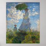 Woman with a Parasol - Madame Monet and Her Son Print