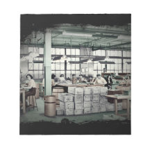 Women Factory Workers WWII Notepads