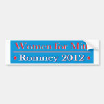 WOMEN FOR MITT ROMNEY BUMPER STICKERS