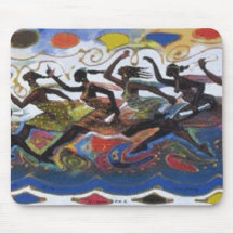 women running mouse pads