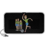 Womens Bowling Team Laptop Speakers