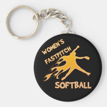 WOMEN'S FASTPITCH SOFTBALL KEY CHAIN