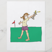 Womens Golf Trophy Flyers