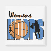 Women's Hoops T-shirts and Gifts Refrigerator Magnets