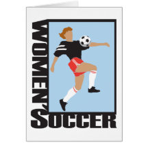 Women's Soccer Greeting Cards