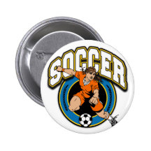 Women's Soccer Logo Button
