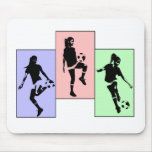 Womens Soccer Skills Mouse Mats