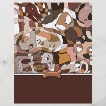 Wonder Dog Scrapbook Page Flyer Design