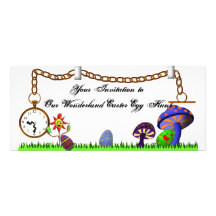 Wonderland Easter Egg Hunt Invite