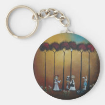 Wonderland Tea Party Keychain