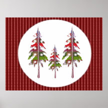 Wonderland Trees Poster