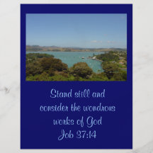 Wondrous Works [of God] - Job 37:14 Custom Flyer