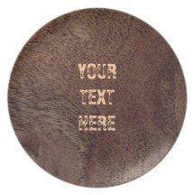Wood Grain #4 Plate