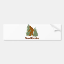 Wood Knocker (Squatch) Bumper Sticker